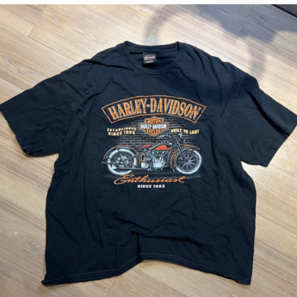 Harley-Davidson Mens T-Shirt Barnett El Paso TX Graphic Black 2XL